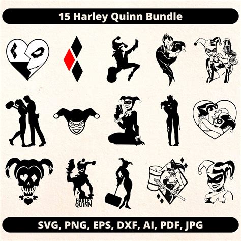 350+ Free Harley Queen Vector Images